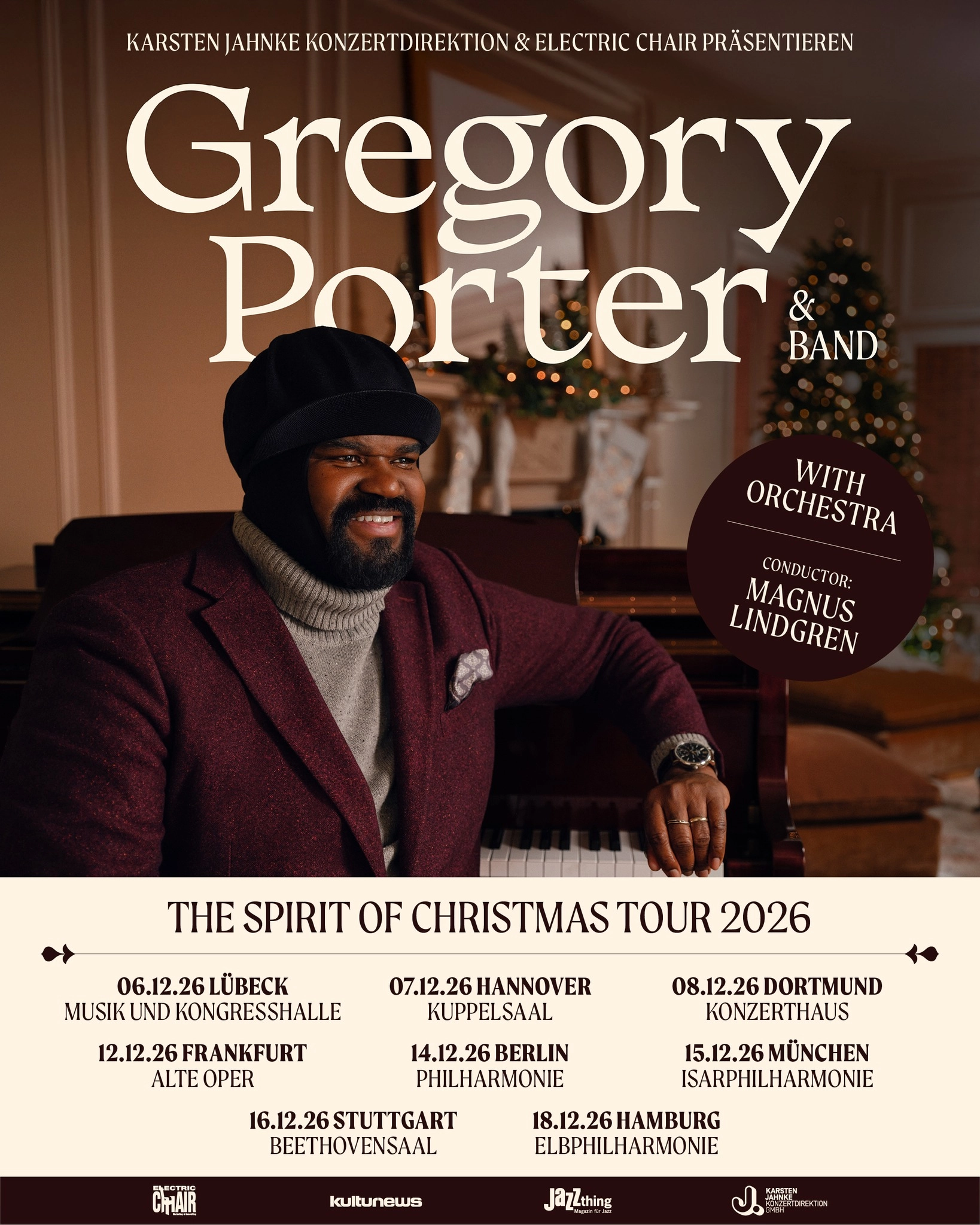 Gregory Porter and Orchestra al Alte Oper Frankfurt Tickets