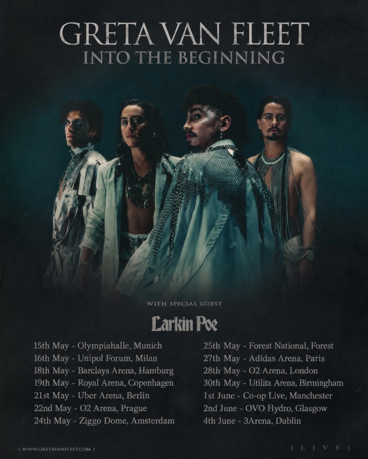 Greta Van Fleet al Forest National Tickets