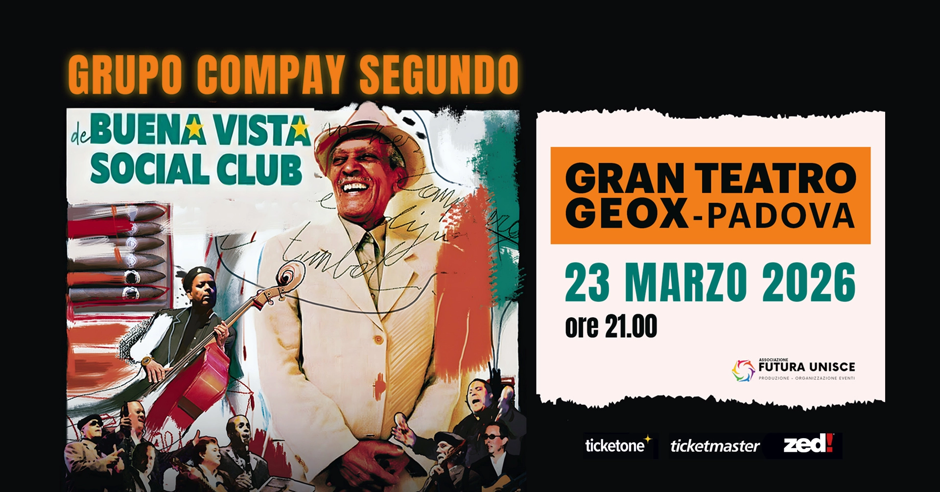 Grupo Compay Segundo en Gran Teatro Geox Tickets