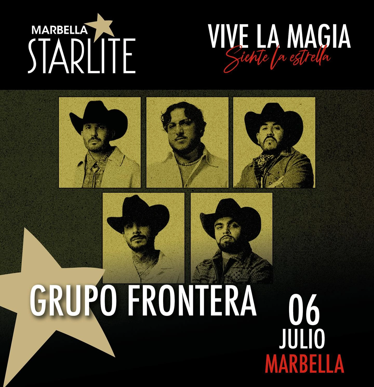 Grupo Frontera en Starlite Marbella Tickets