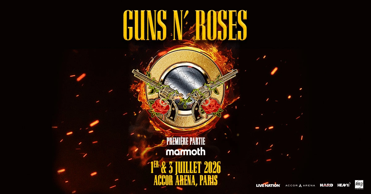 Billets Guns N' Roses (Accor Arena - Paris)