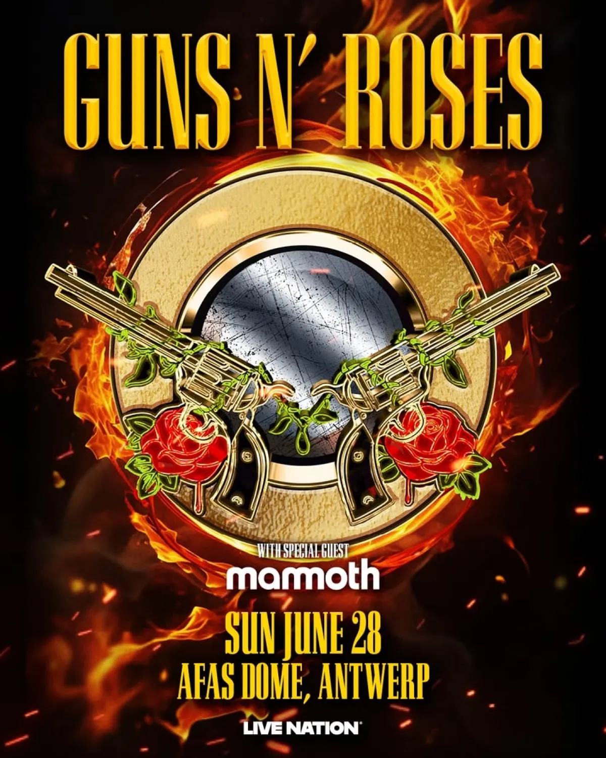 Billets Guns N' Roses (AFAS Dome - Anvers)