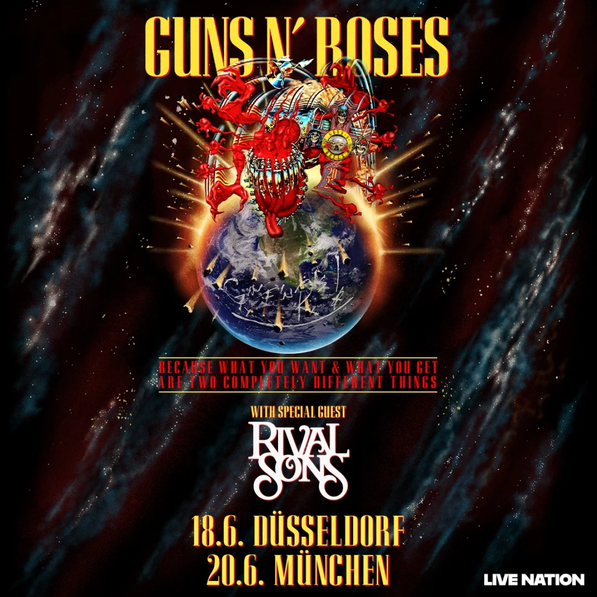 Billets Guns N' Roses (Merkur Spiel-Arena - Düsseldorf)