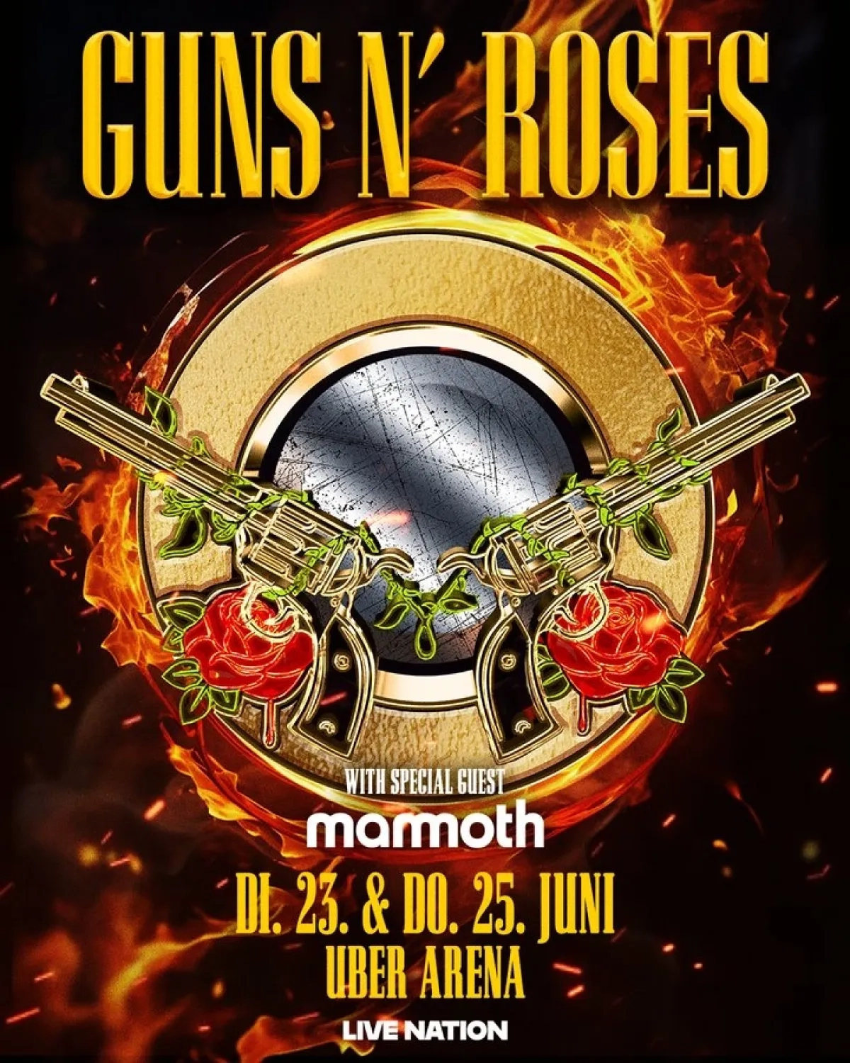 Billets Guns N' Roses (Uber Arena - Berlin)