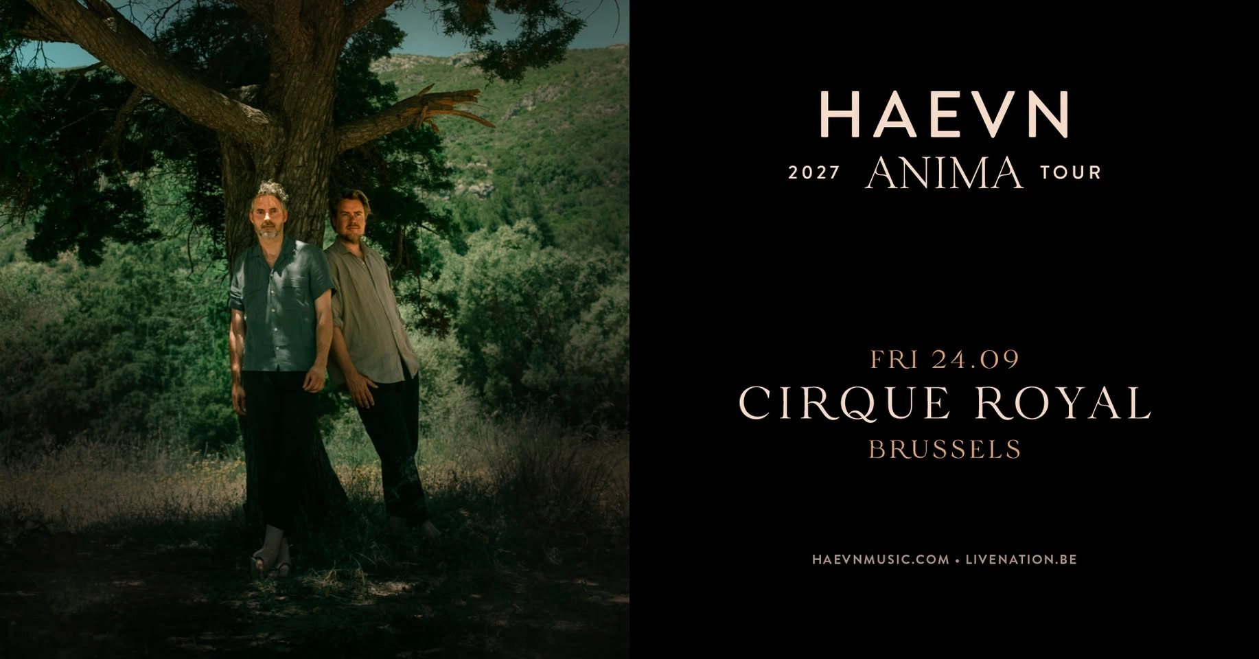 Haevn at Cirque Royal Tickets