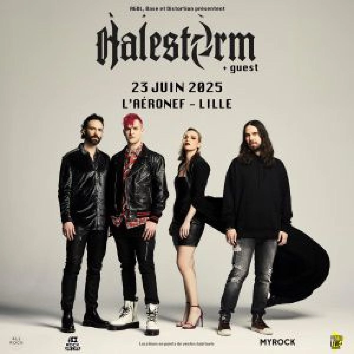 Billets Halestorm (Aeronef - Lille)
