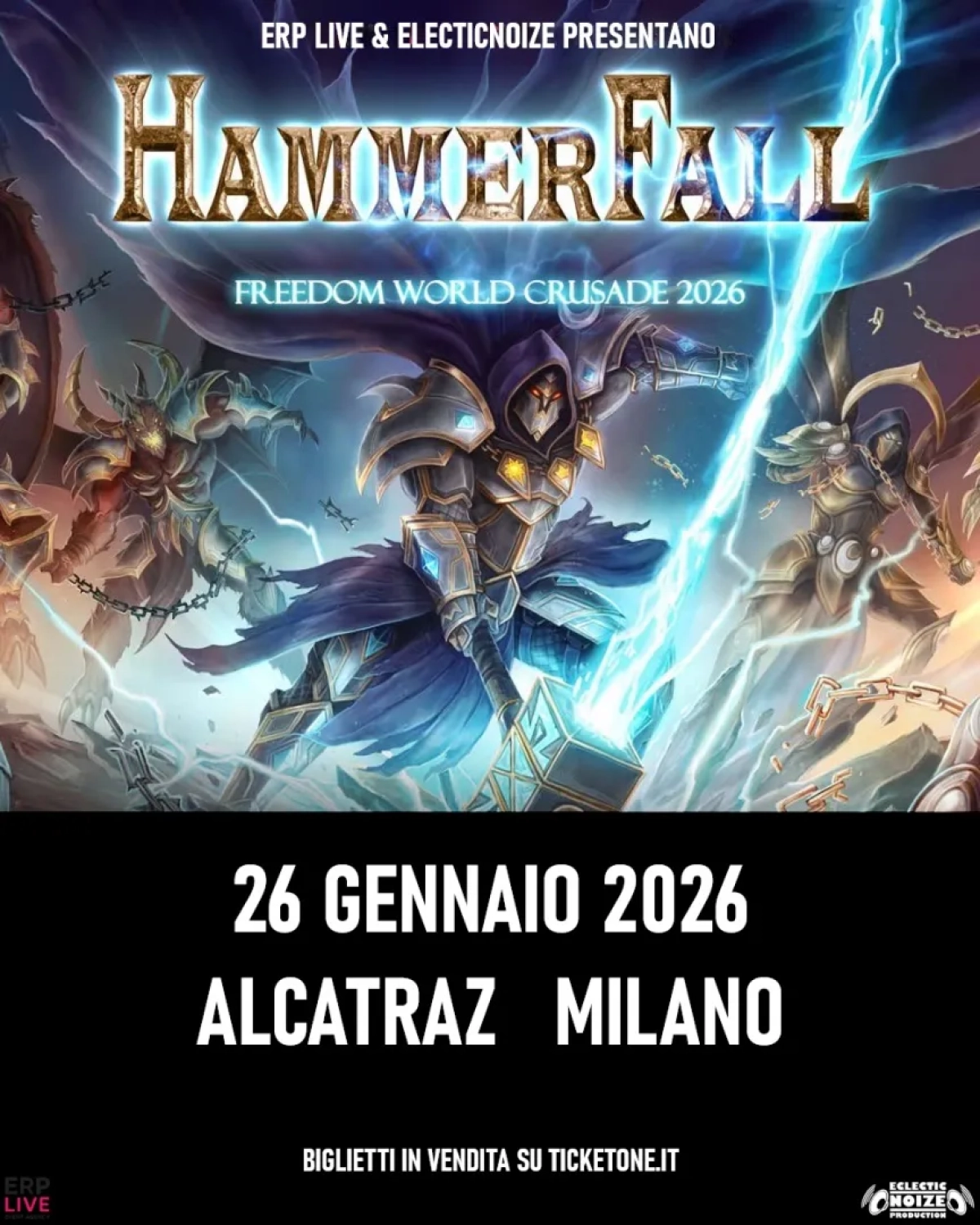 Billets HammerFall (Alcatraz Milan - Milan)