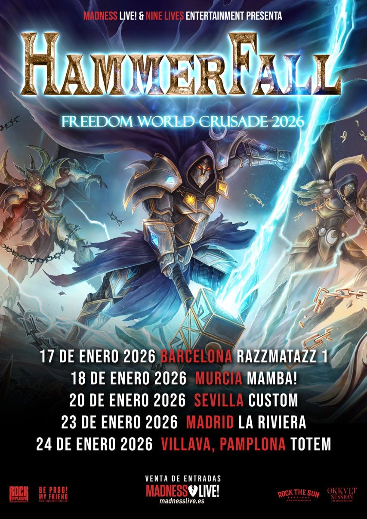 HammerFall at La Riviera Tickets