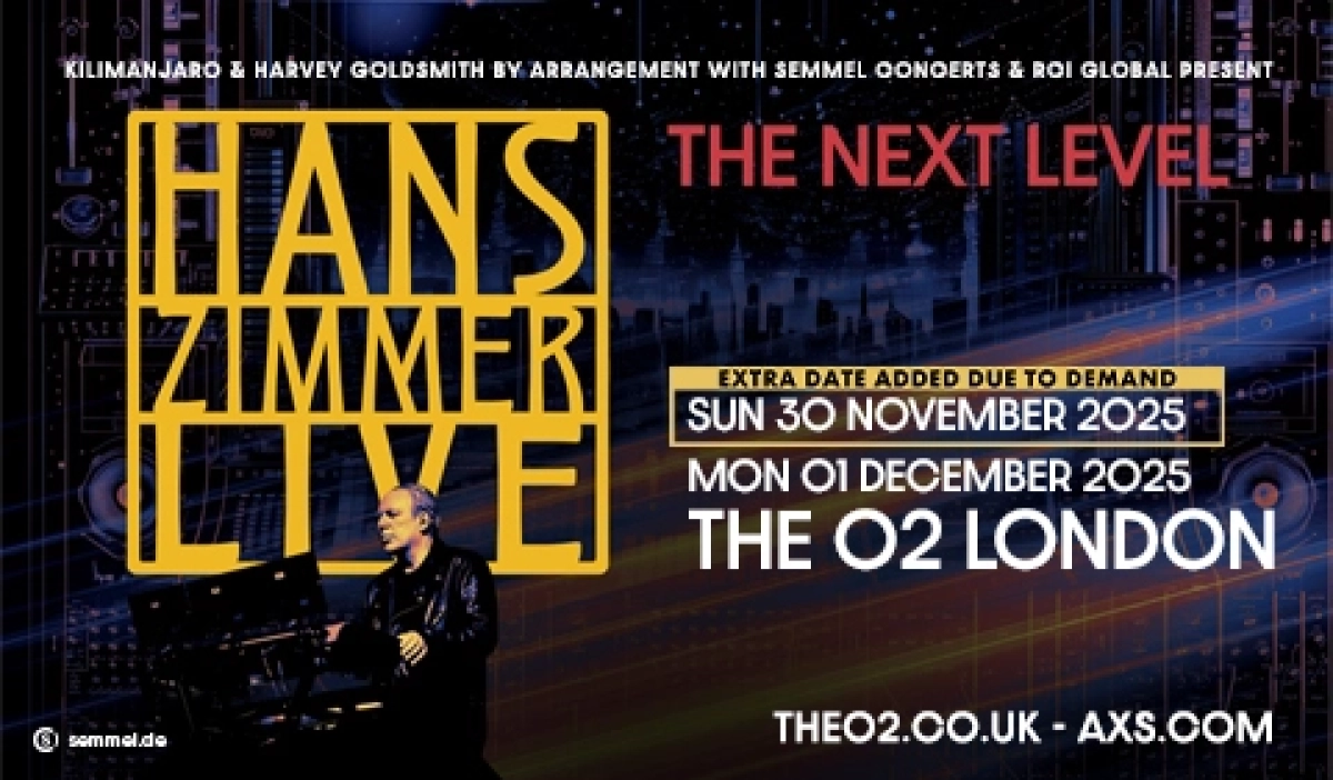 Billets Hans Zimmer (O2 Arena - Londres)