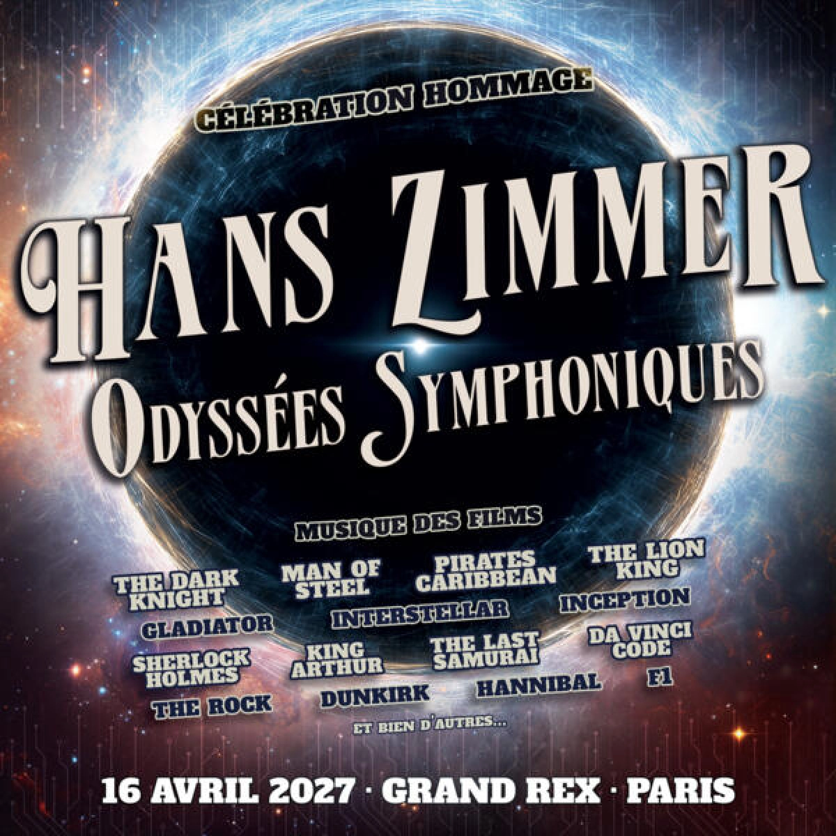 Billets Hans Zimmer - Odyssées Symphoniques (Le Grand Rex - Paris)