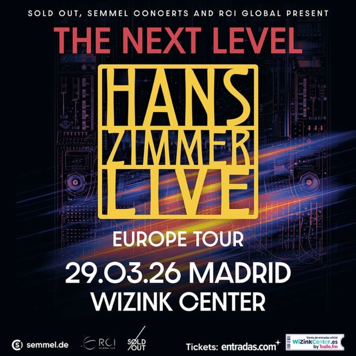 Billets Hans Zimmer (WiZink Center - Madrid)
