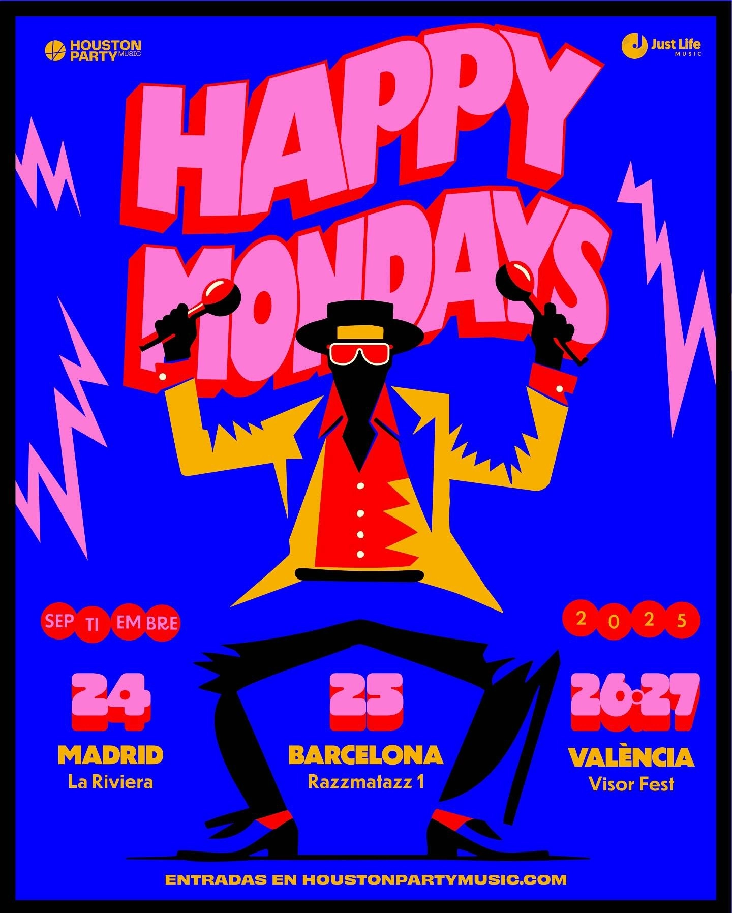 Billets Happy Mondays (Razzmatazz - Barcelone)