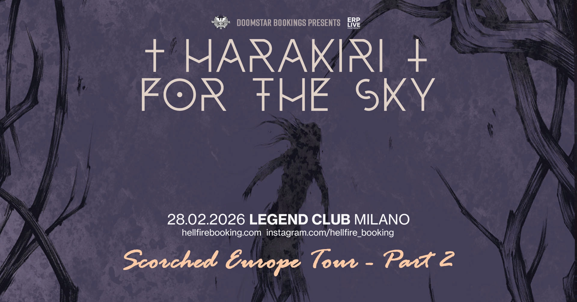 Billets Harakiri For The Sky (Legend Club Milano - Milan)