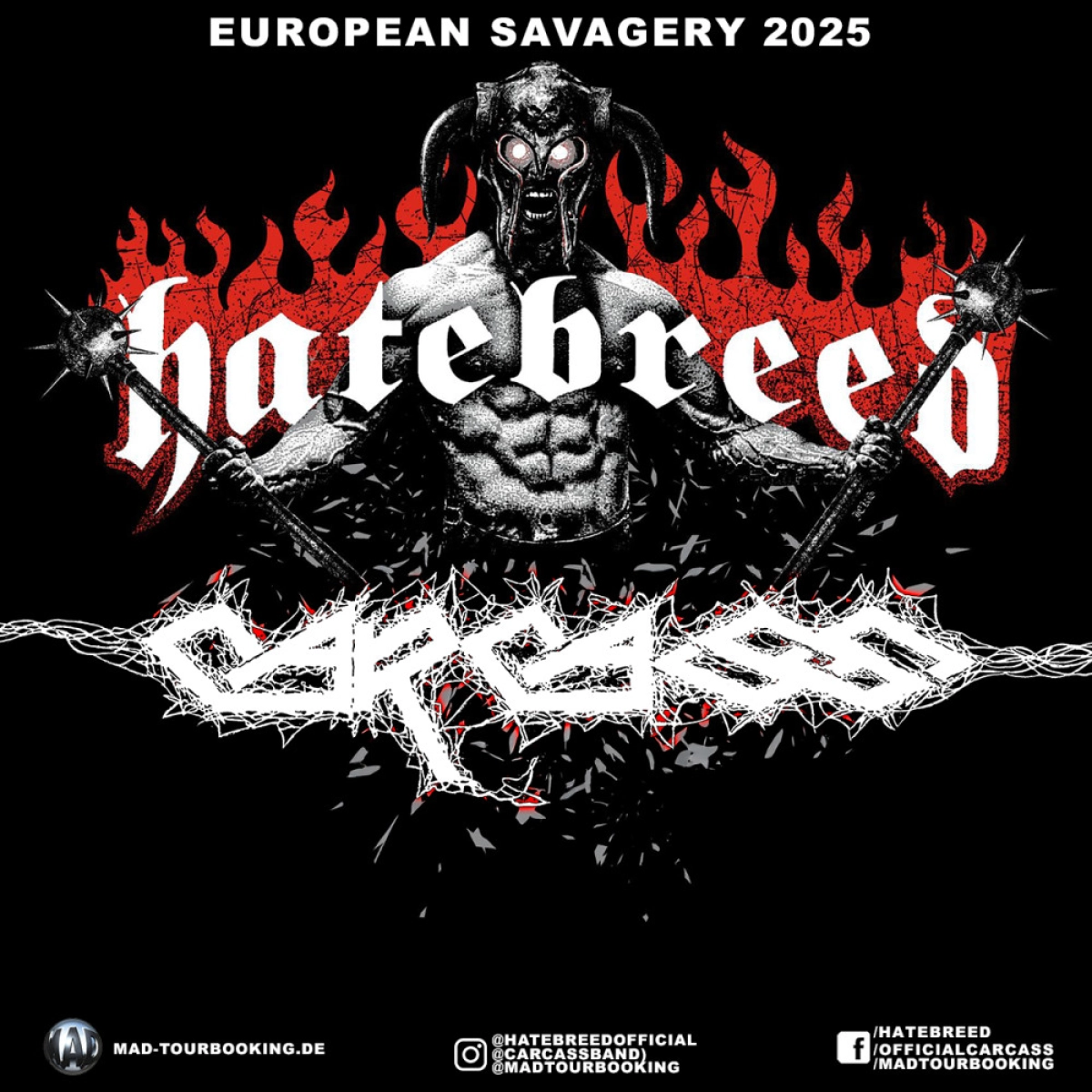 Billets Hatebreed - Carcass (Schlachthof Wiesbaden - Wiesbaden)