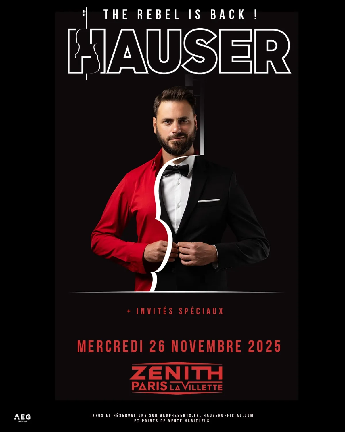 Billets Hauser (Zenith Paris - Paris)