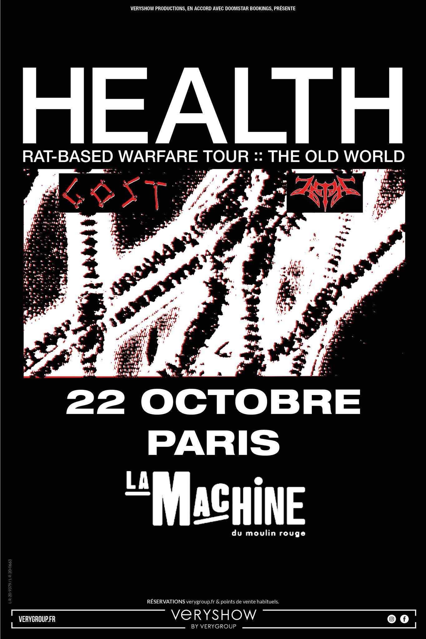 Billets Health (La Machine du Moulin Rouge - Paris)