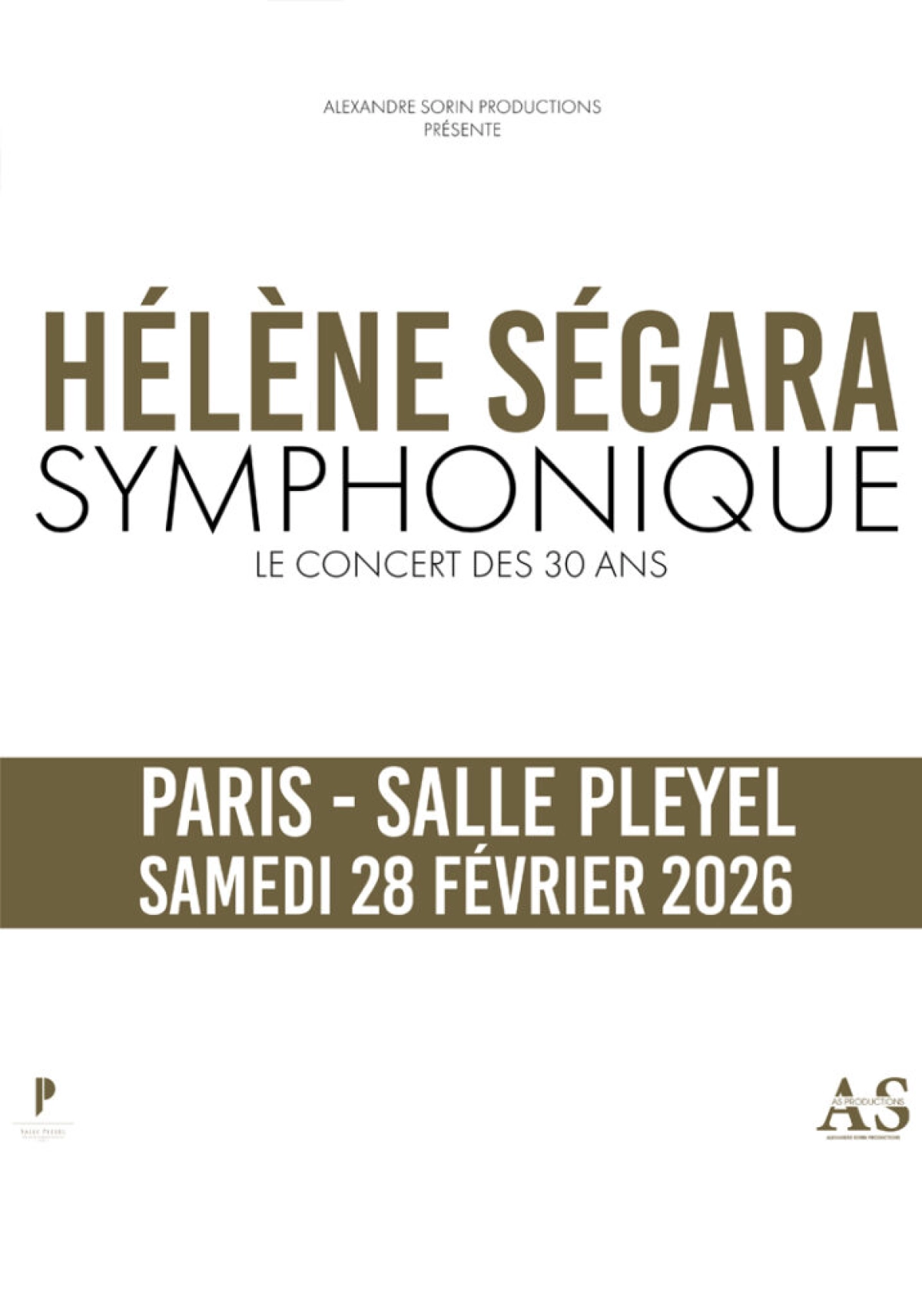 Billets Helene Segara Symphonique (Salle Pleyel - Paris)