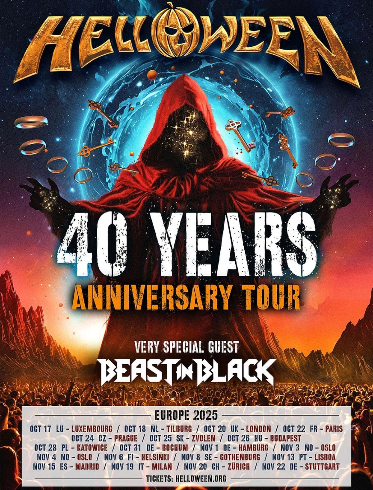 Billets Helloween (Forum Milano - Milan)