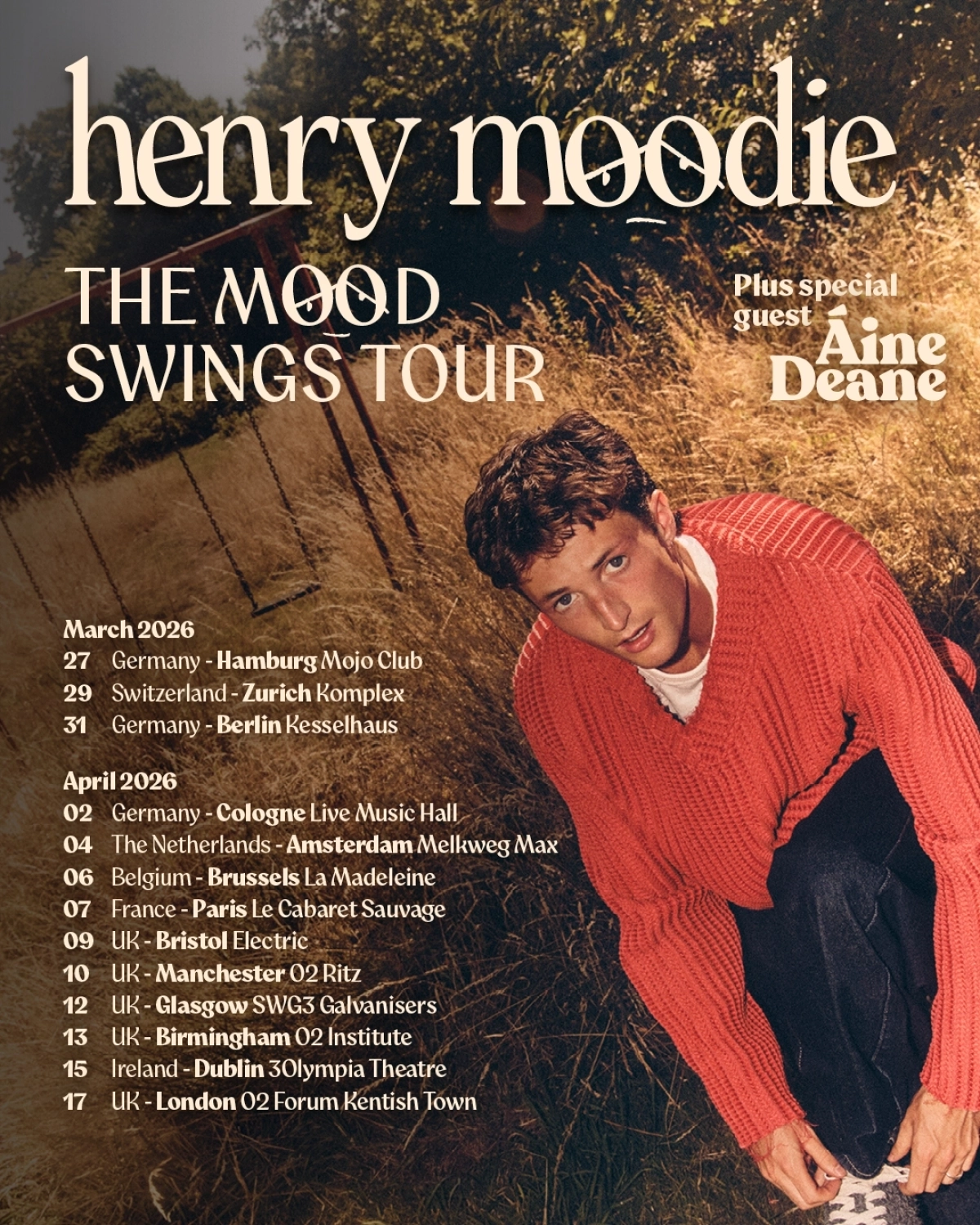 Billets Henry Moodie (O2 Institute Birmingham - Birmingham)