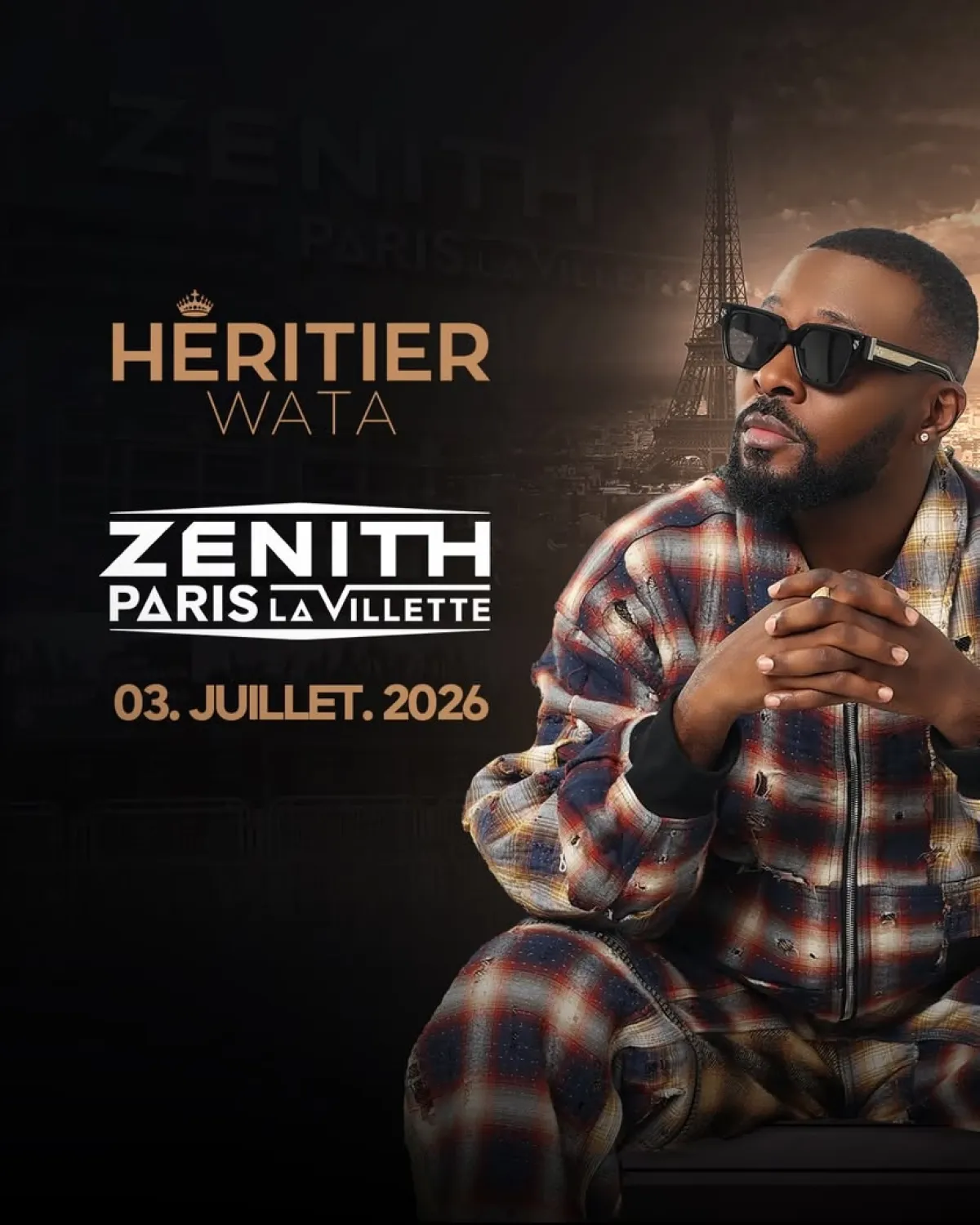 Billets Héritier Wata (Zenith Paris - Paris)