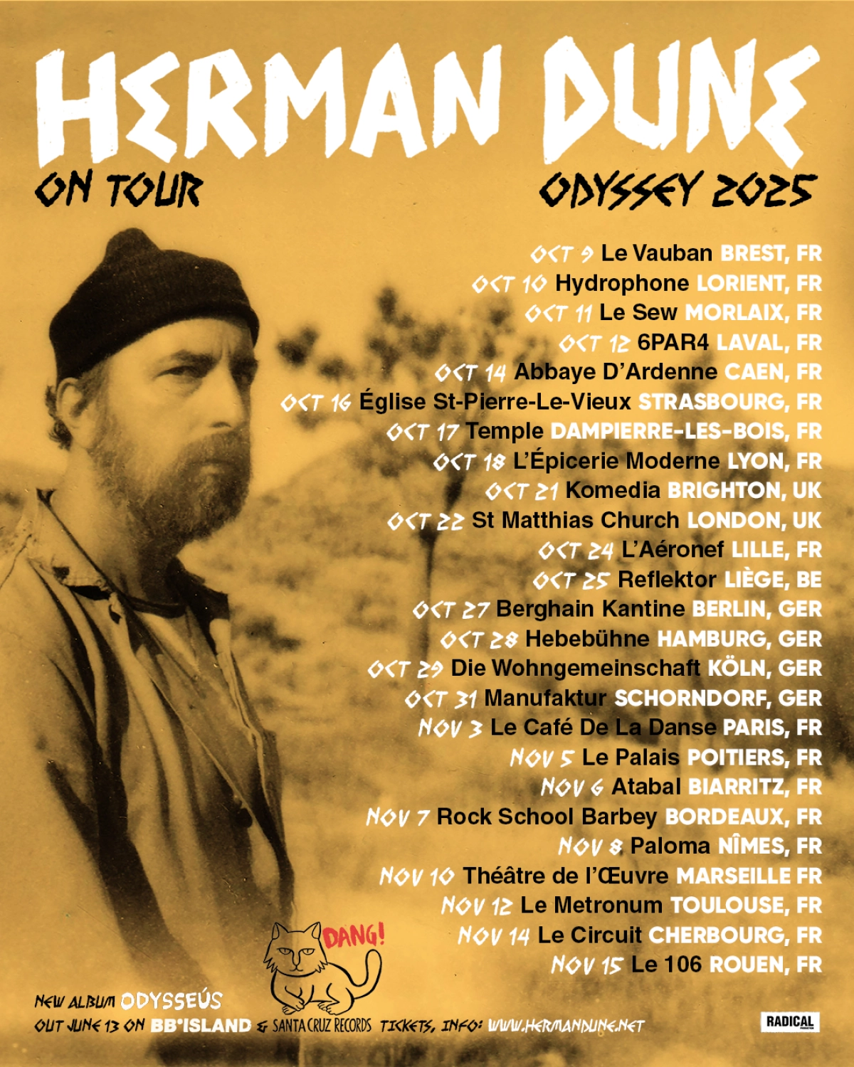 Herman Dune at Le Metronum Tickets