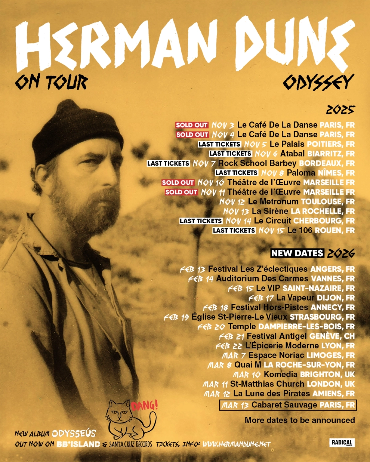 Herman Dune en Le VIP Tickets