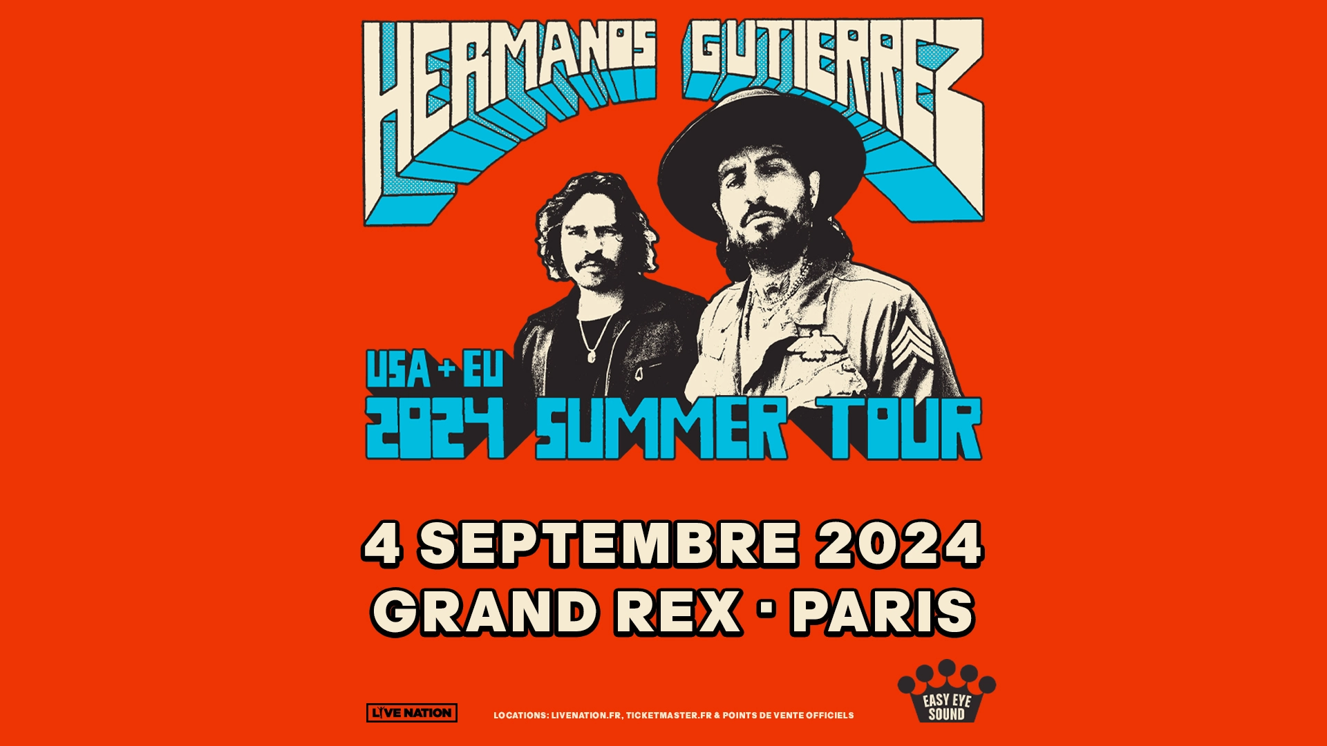 Hermanos Gutierrez en Le Grand Rex Tickets