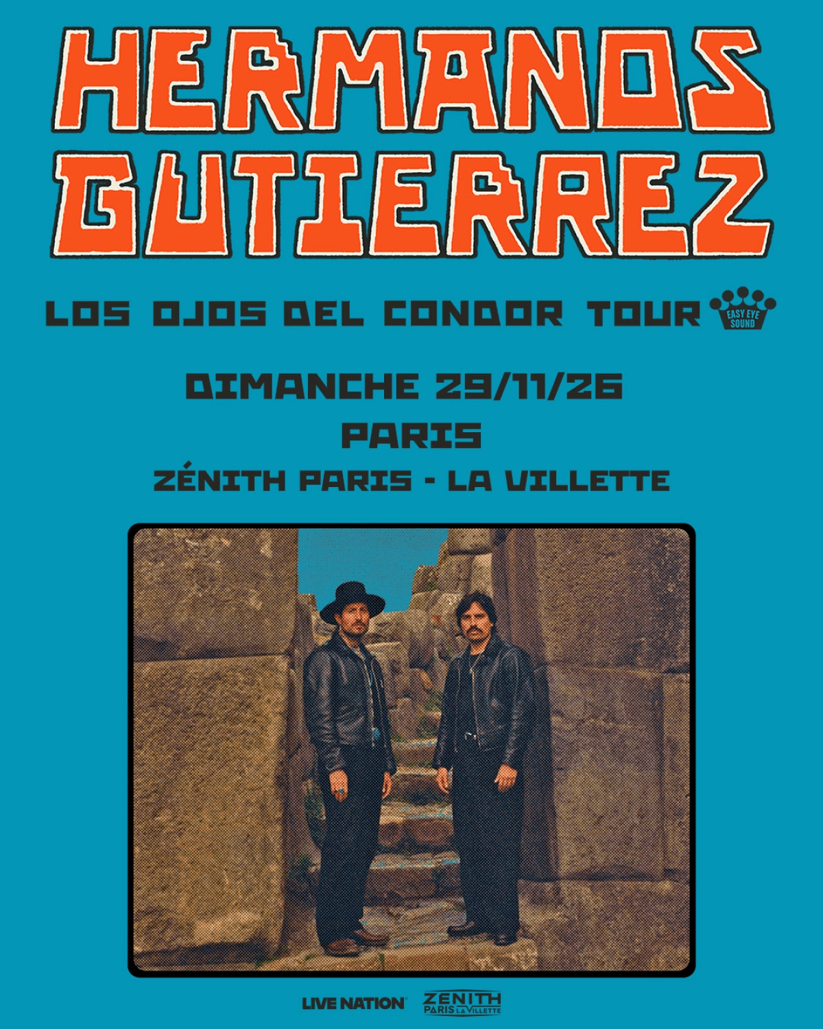 Hermanos Gutierrez in der Zenith Paris Tickets