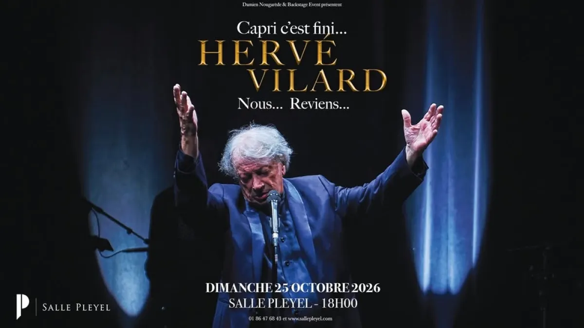Billets Herve Vilard (Salle Pleyel - Paris)