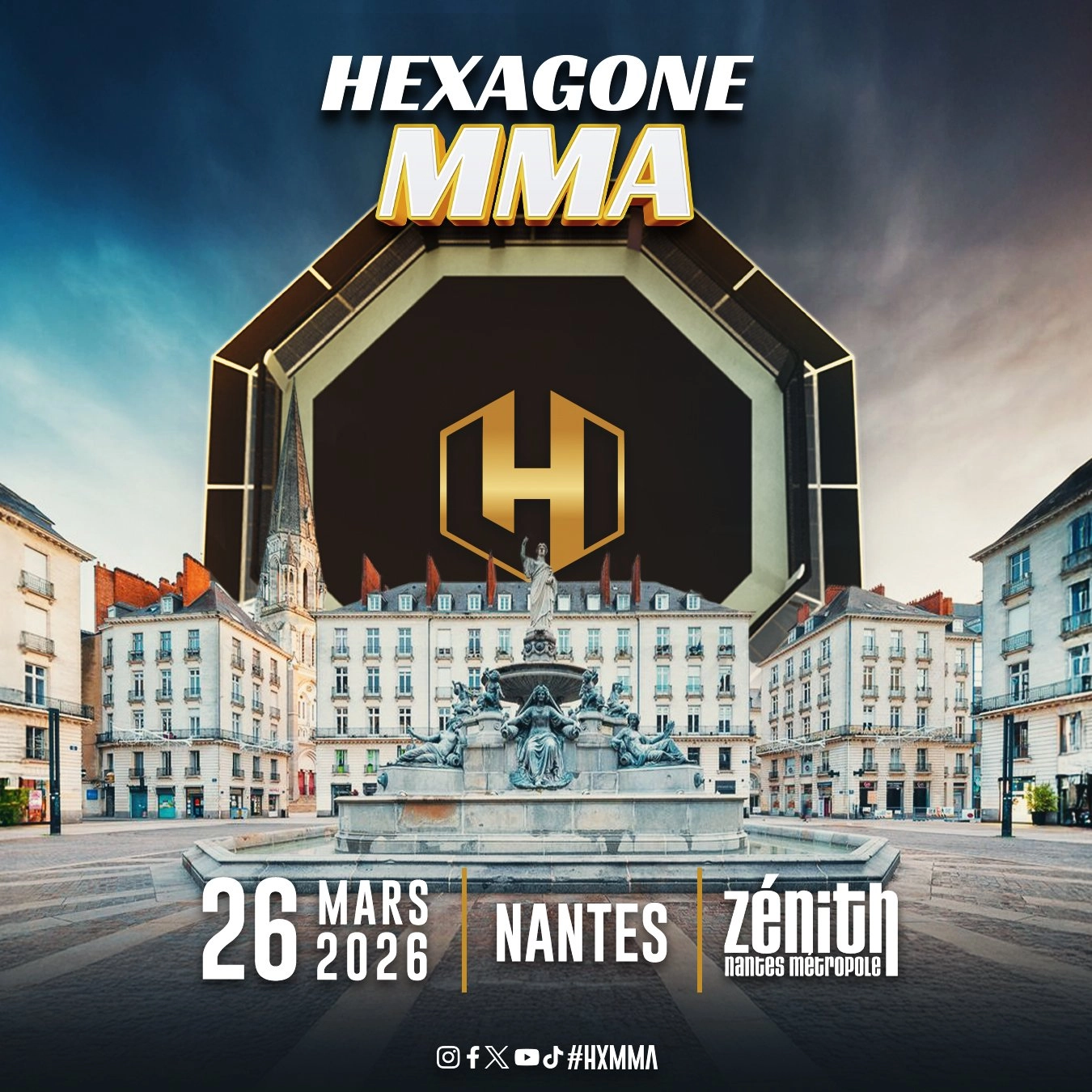 Hexagone MMA Nantes 2026 (Zenith Nantes - Nantes) du 26 mars 2026
