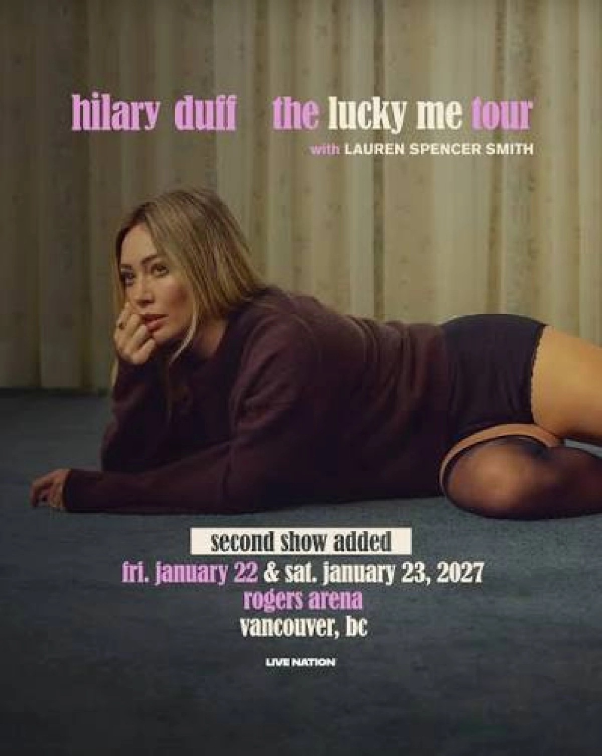 Hilary Duff at Rogers Arena Tickets