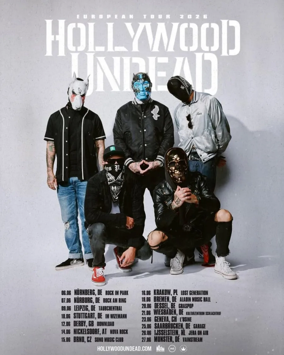 Hollywood Undead at Garage Saarbrücken Tickets