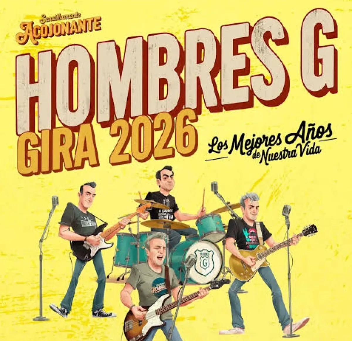 Billets Hombres G (Movistar Arena Madrid - Madrid)