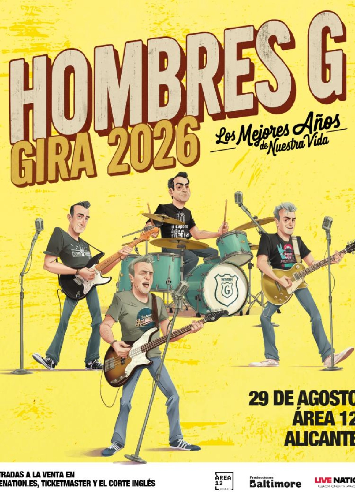 Billets Hombres G (Plaza de Toros de Alicante - Alicante)