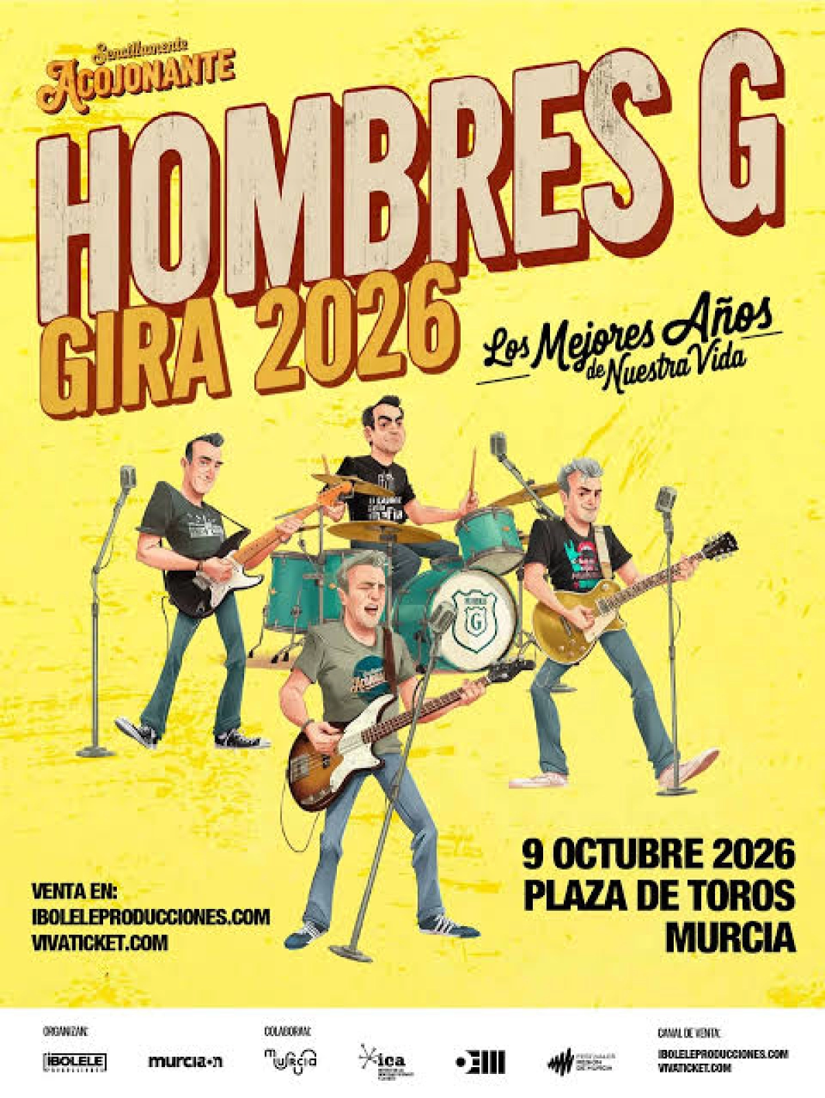 Billets Hombres G (Plaza de Toros de Murcia - Murcia)