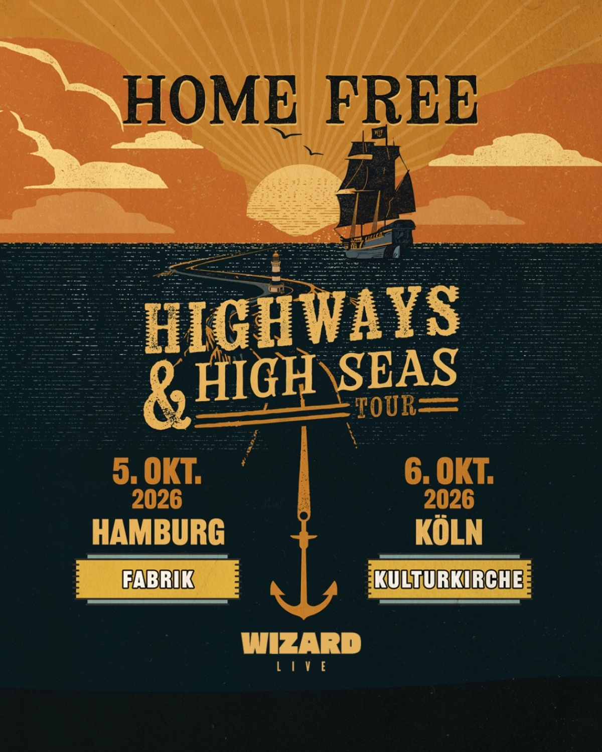 Home Free in der Kulturkirche Köln Tickets