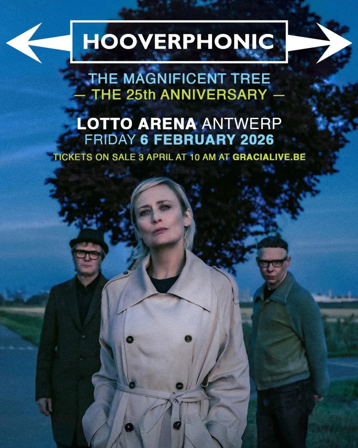 Billets Hooverphonic (Lotto Arena - Anvers)