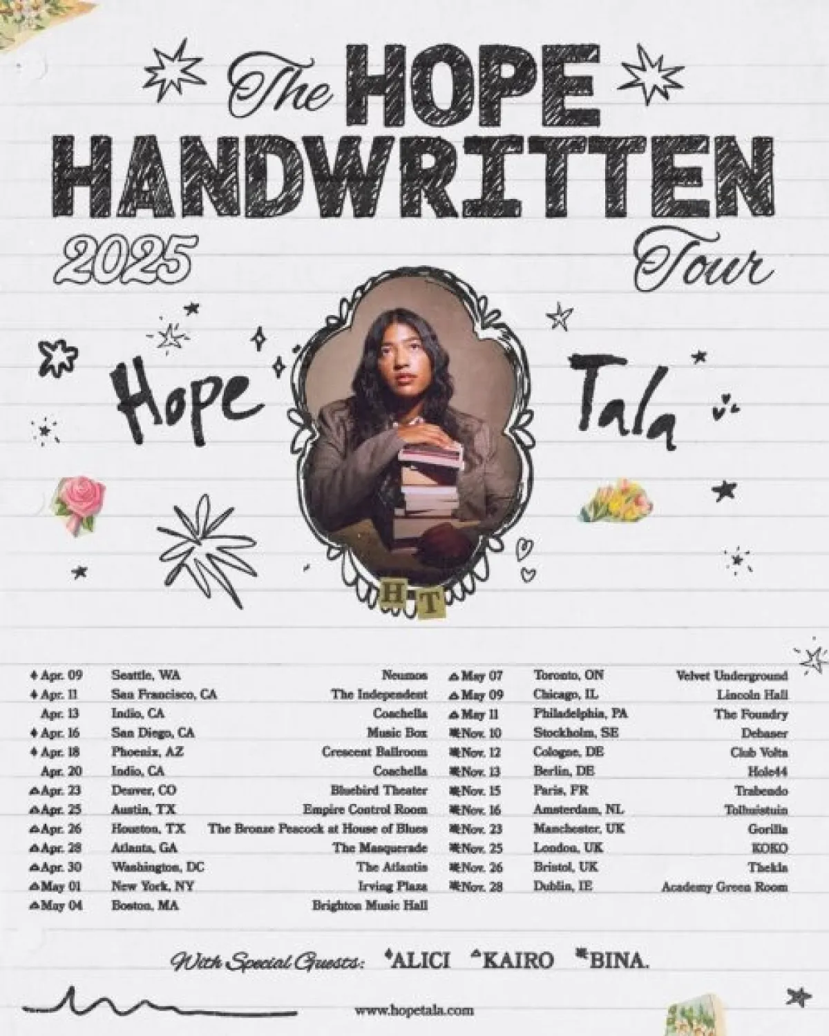 Billets Hope Tala (Le Trabendo - Paris)