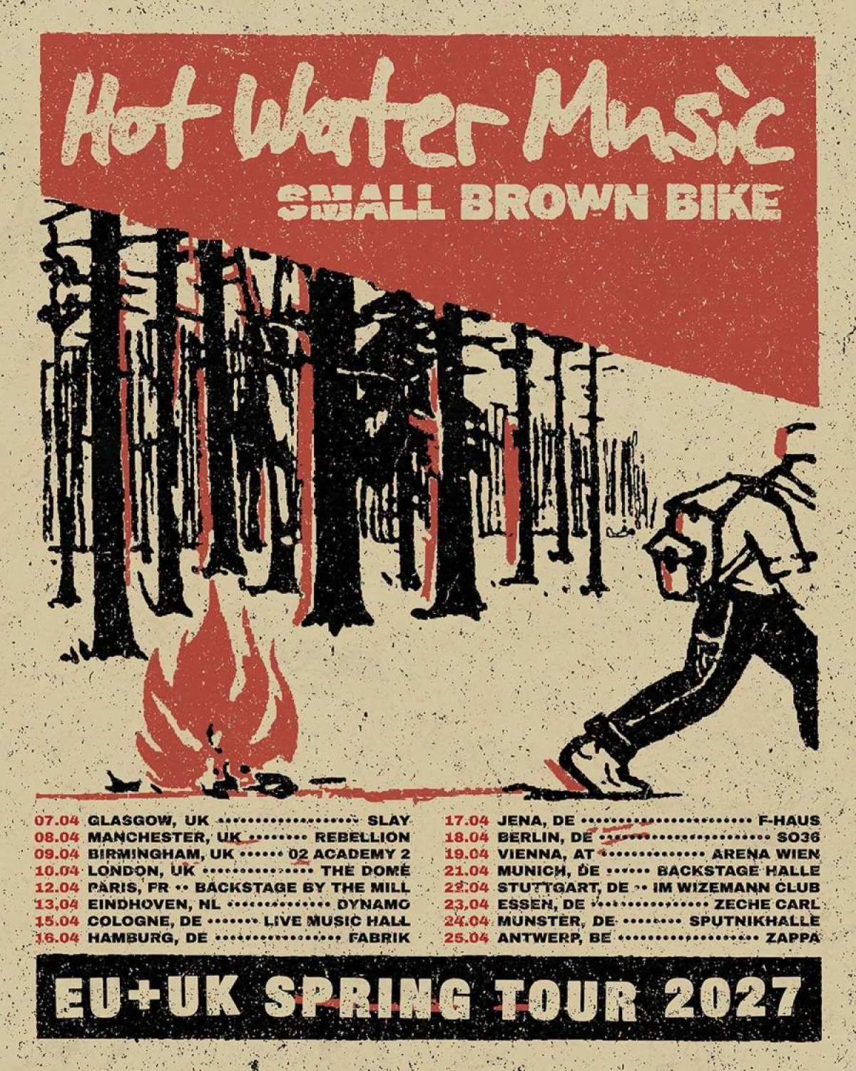 Hot Water Music at O'Sullivans Backstage By The Mill Tickets