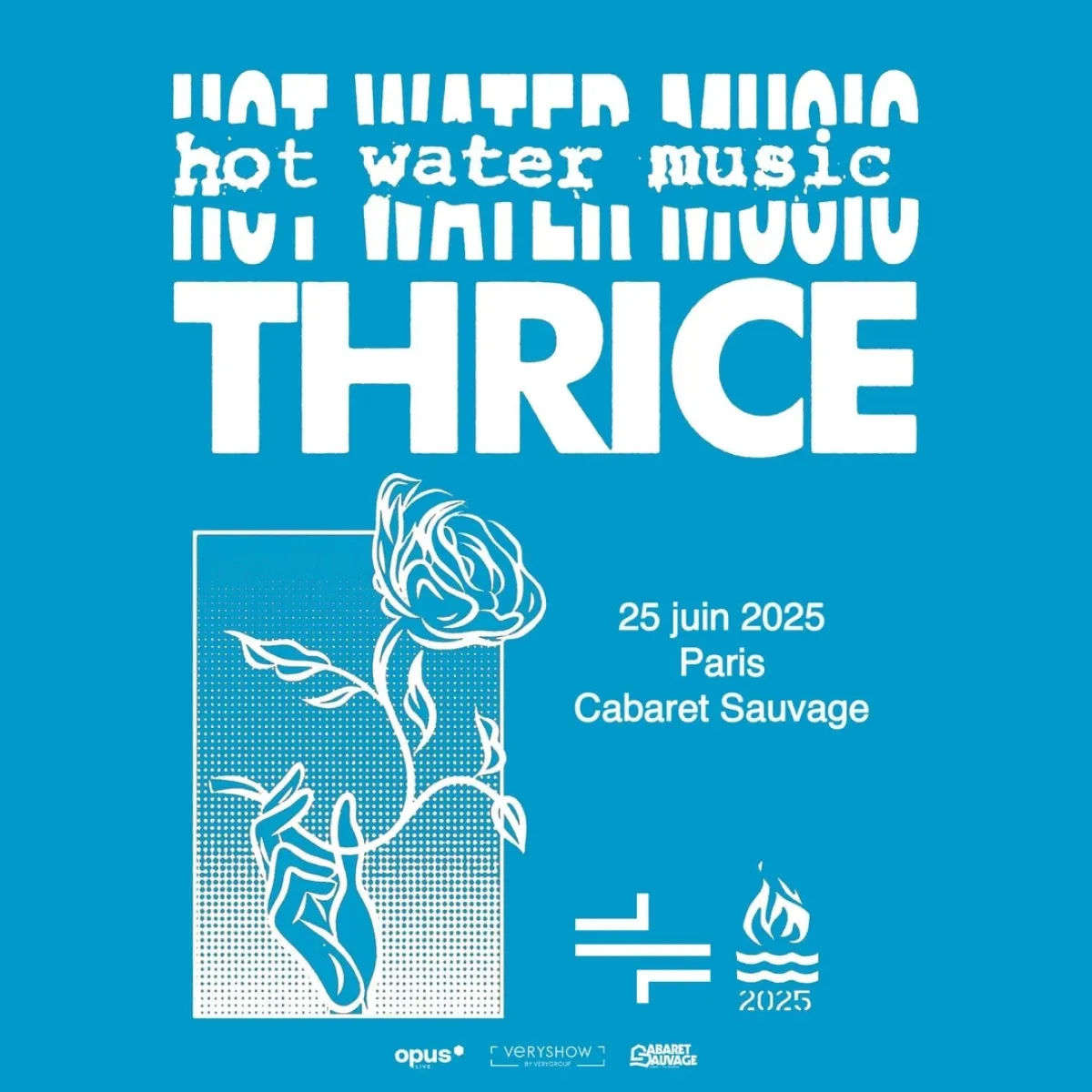 Billets Hot Water Music - Thrice (Cabaret Sauvage - Paris)