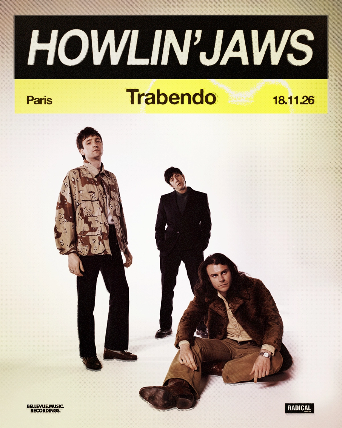 Billets Howlin' Jaws (Le Trabendo - Paris)