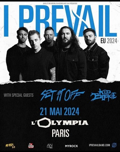 I Prevail - Set It Off - Kid Bookie in der Olympia Tickets