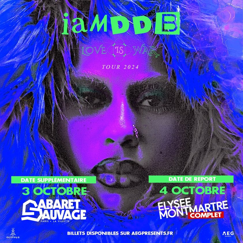 Billets IAMDDB (Cabaret Sauvage - Paris)