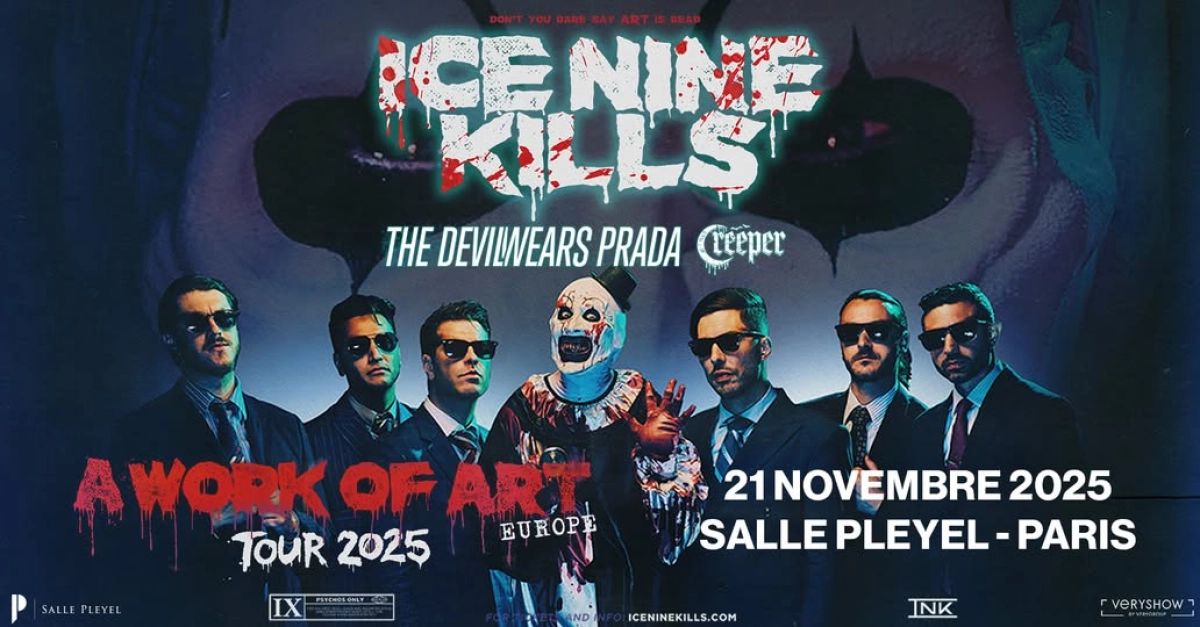 Billets Ice Nine Kills (Salle Pleyel - Paris)