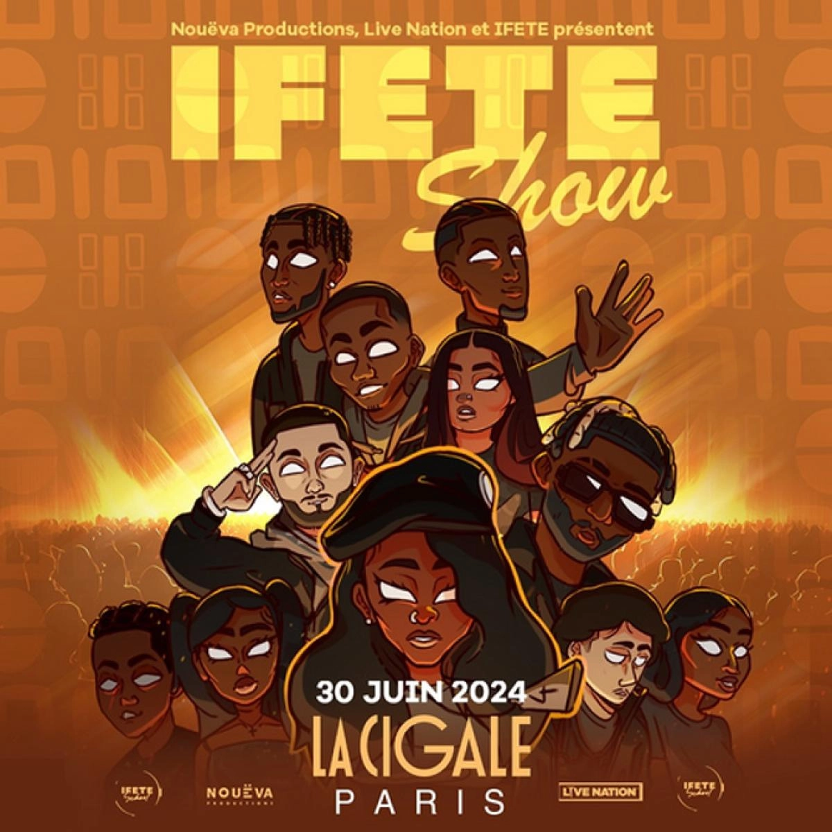 Ifete Show at La Cigale Tickets