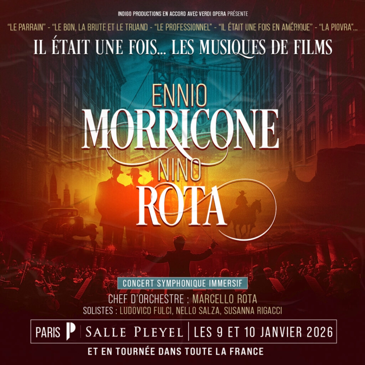 Billets Il Etait Une Fois … Ennio Morricone - Nino Rota (Salle Pleyel - Paris)
