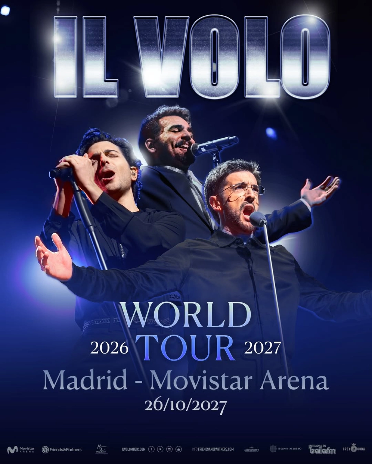Il Volo en Movistar Arena Madrid Tickets