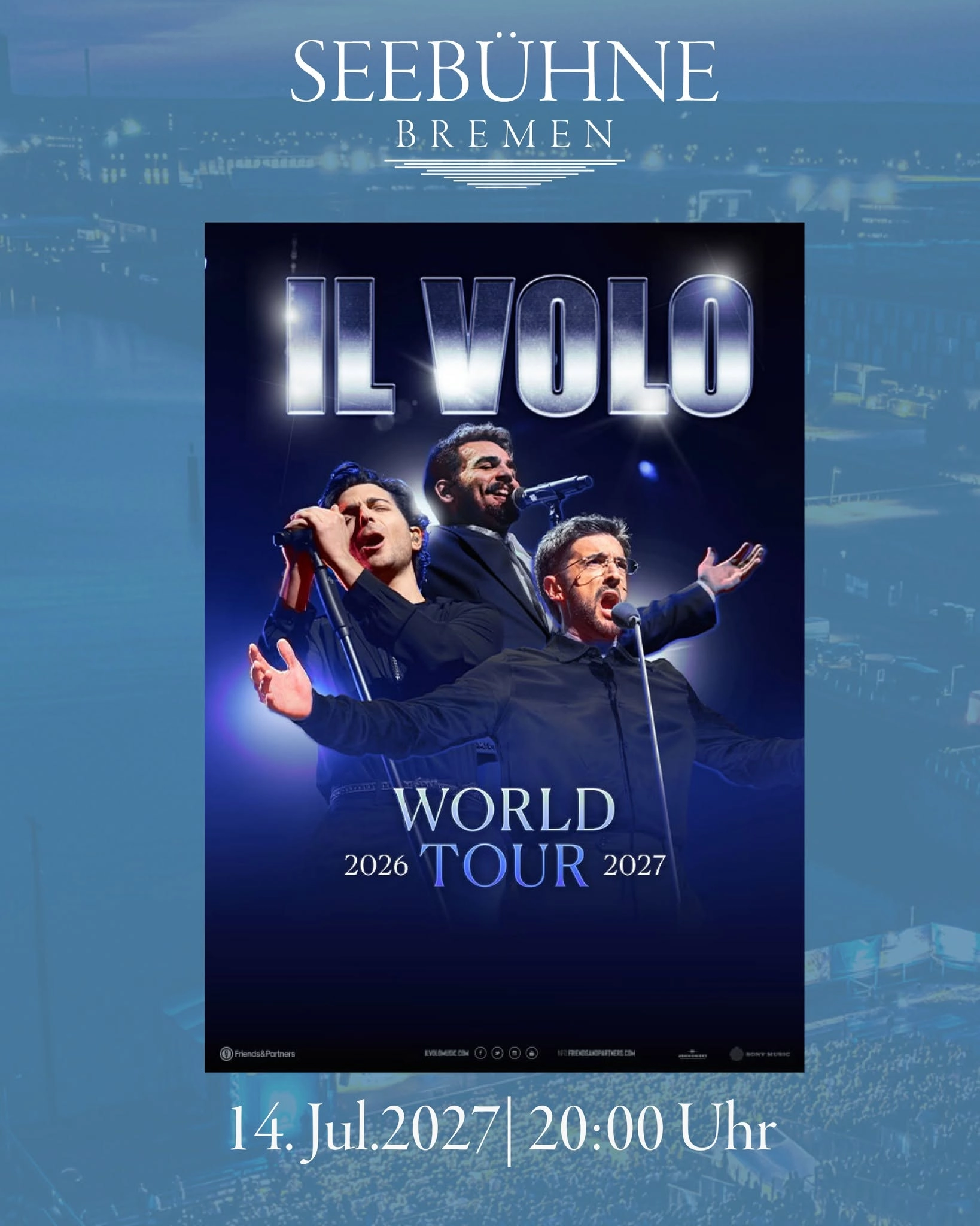 Il Volo at Seebühne Bremen Tickets