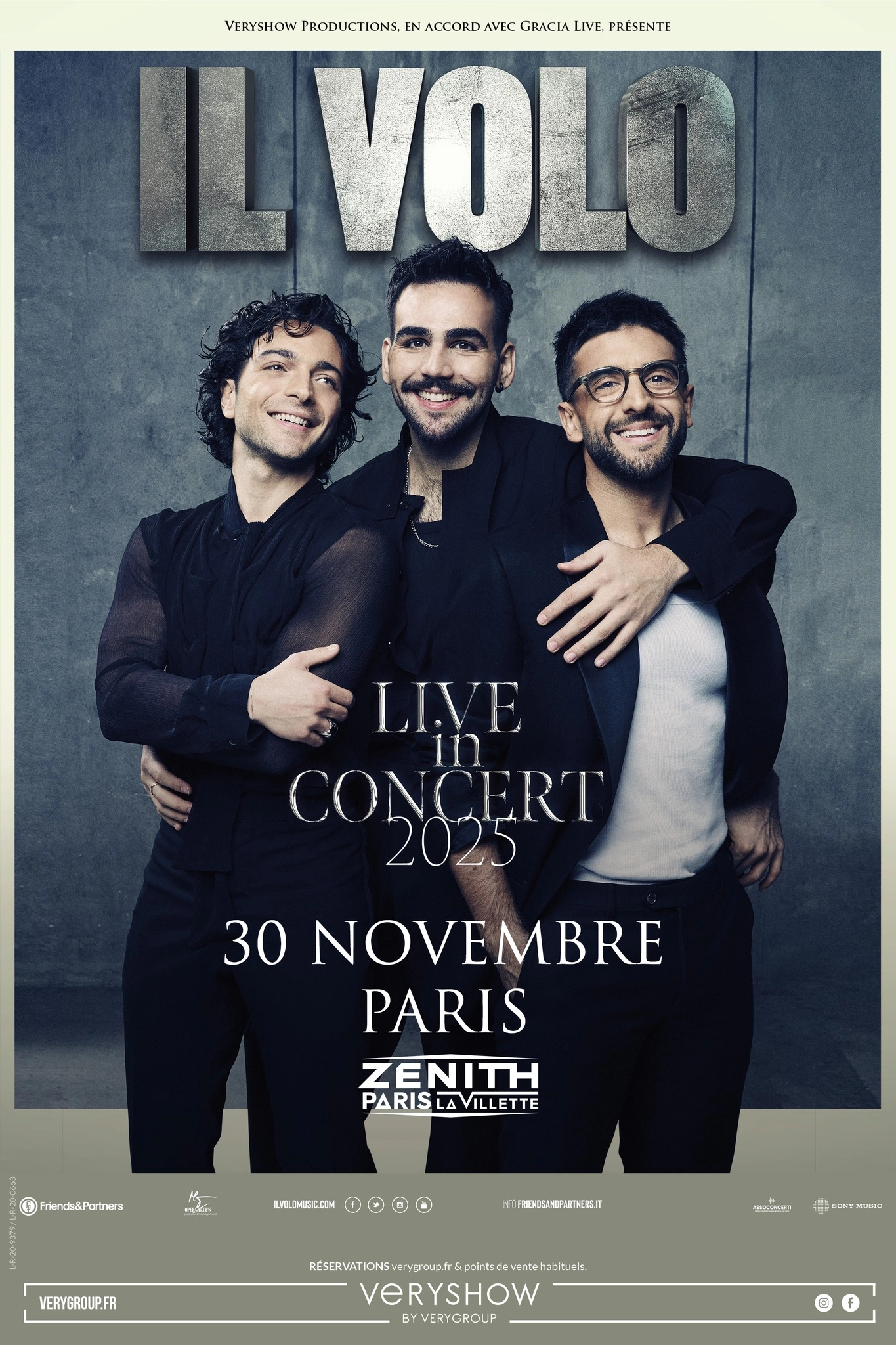 Billets Il Volo (Zenith Paris - Paris)