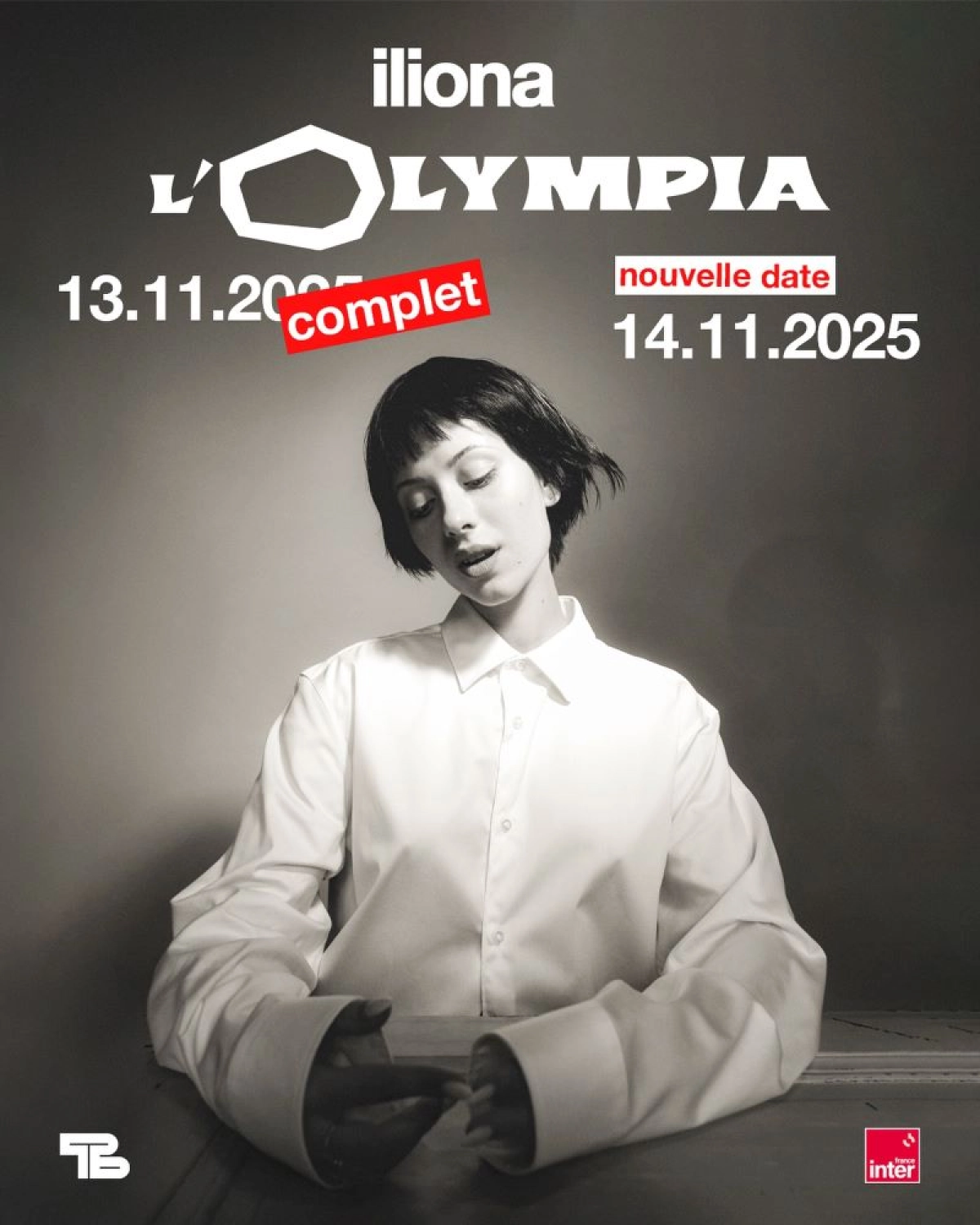 Billets iliona (Olympia - Paris)
